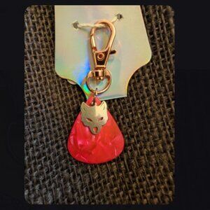 Pet/Bag Wolf Head Charm